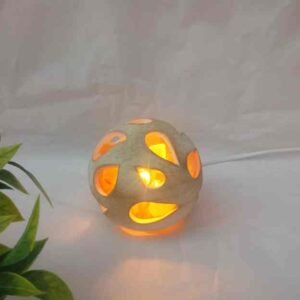 01 Esfera calada chica con sal y kit electrico