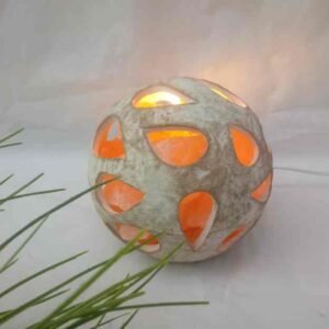 03-Esfera calada grande con sal y kit electrico