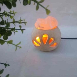 04-Bochin de luz chico con sal y kit electrico