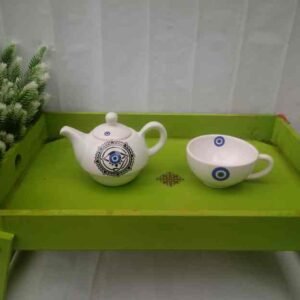 07-Tetera con tazon con inscripcion