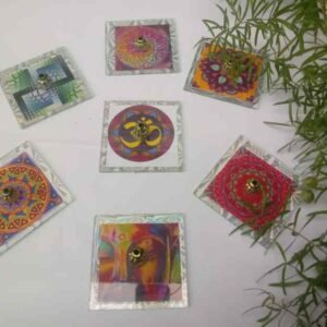 021 Porta sahumerio vidrio mediano 6x6