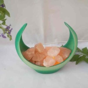 036-Cuenco luna color con sal y kit electrico