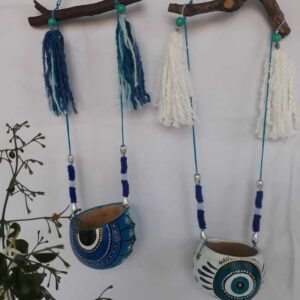 041 Maceta colgante calabaza ojo turco