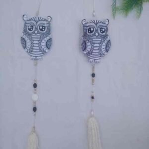 51-Lechuza blanco y negro