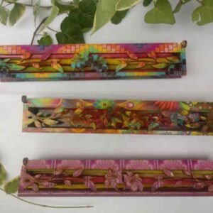 055 Porta sahumerio caja con diseño chica 25x3