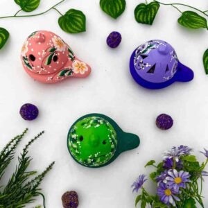 19-Sahumador pintado con tapa