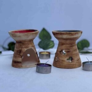 31-Horno rustico con esmalte