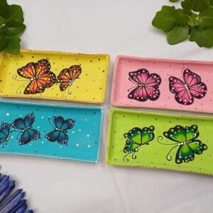 101 Porta sahumerio ceramica rectangular pintado