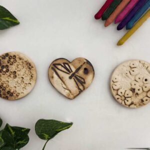 126 Porta sahumerio mini rustico con diseño