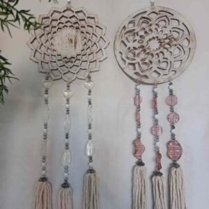 155-Mandala calada madera