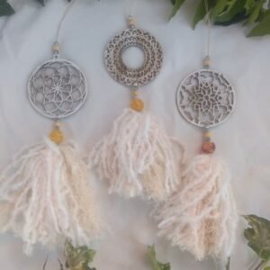 173-Manijero mandala calada madera