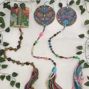 229-Colgante con formas decoupage