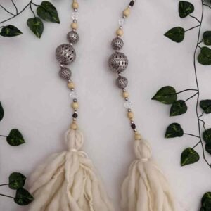 233-Borla cairel metal lana de oveja