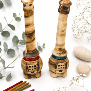 95-Porta sahumerio chimenea ceramica